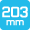 Световой диаметр 203 мм