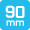 Световой диаметр 90 mm